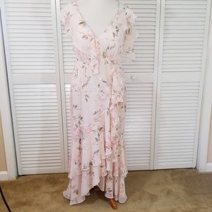 Gorgeous pink floral gown